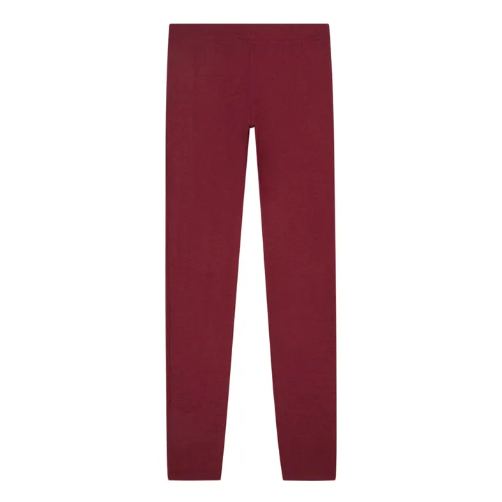 Legging Femme Jersey | Bordeaux- Image produit n°4