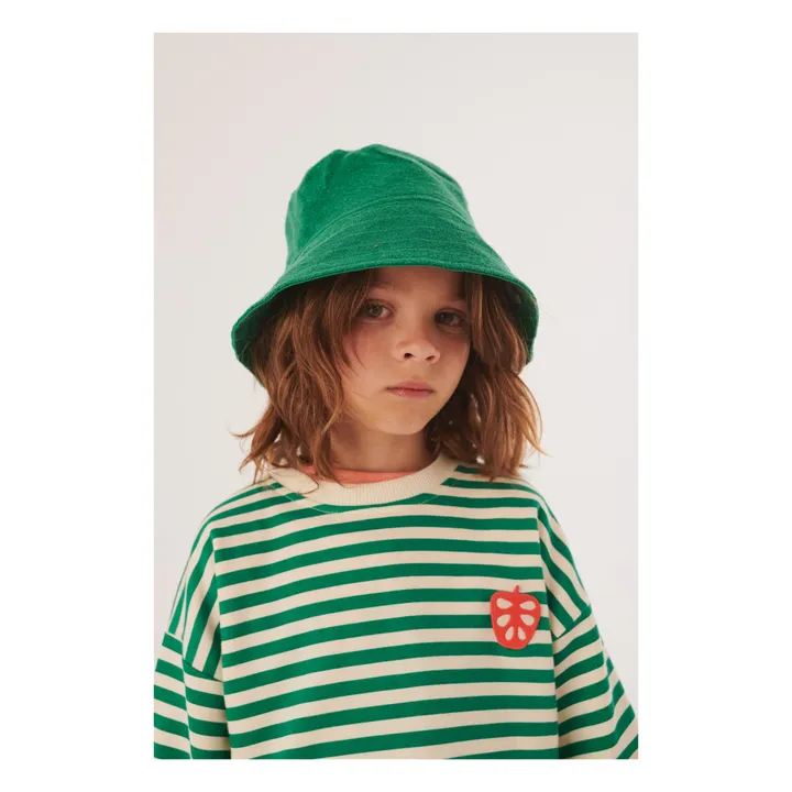 Sweat Lucca Coton Bio | Vert- Image produit n°2