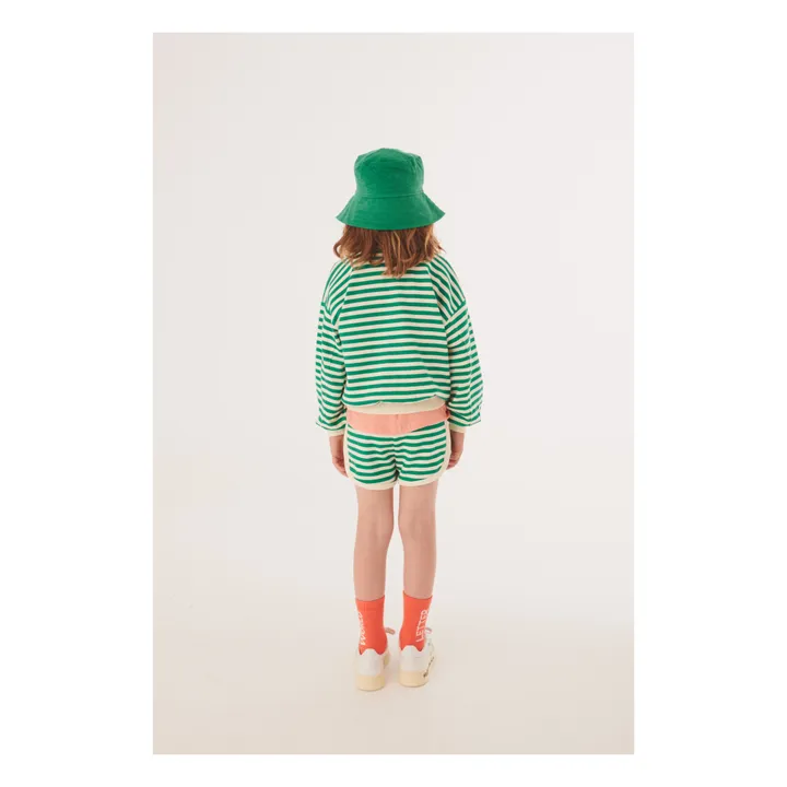 Sweat Lucca Coton Bio | Vert- Image produit n°3