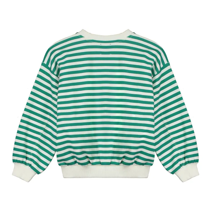 Sweat Lucca Coton Bio | Vert- Image produit n°4