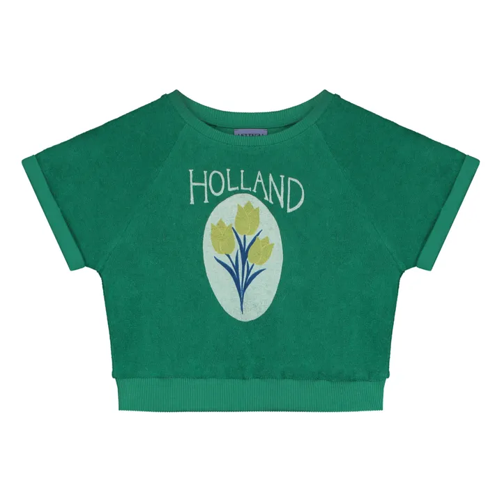Sweat Amsterdam Eponge Bio | Vert- Image produit n°0