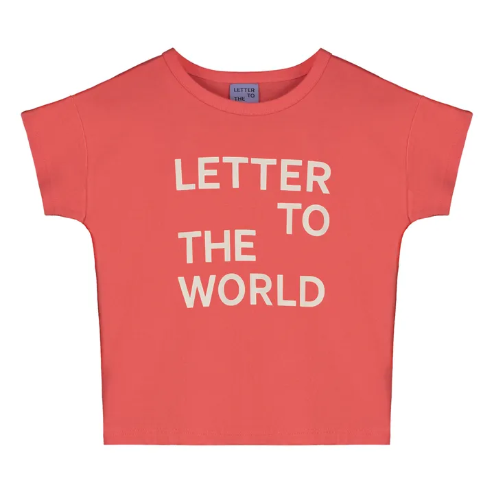 T-Shirt LTTW Coton Bio | Rose- Image produit n°0