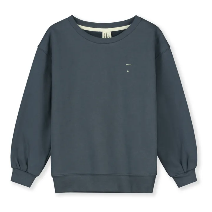 Sweat Coton Bio | Bleu gris- Image produit n°0