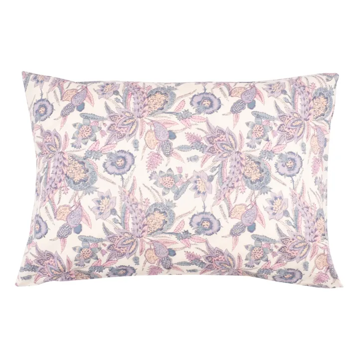 Taie d'oreiller Valerie en coton bio | Violet- Image produit n°3