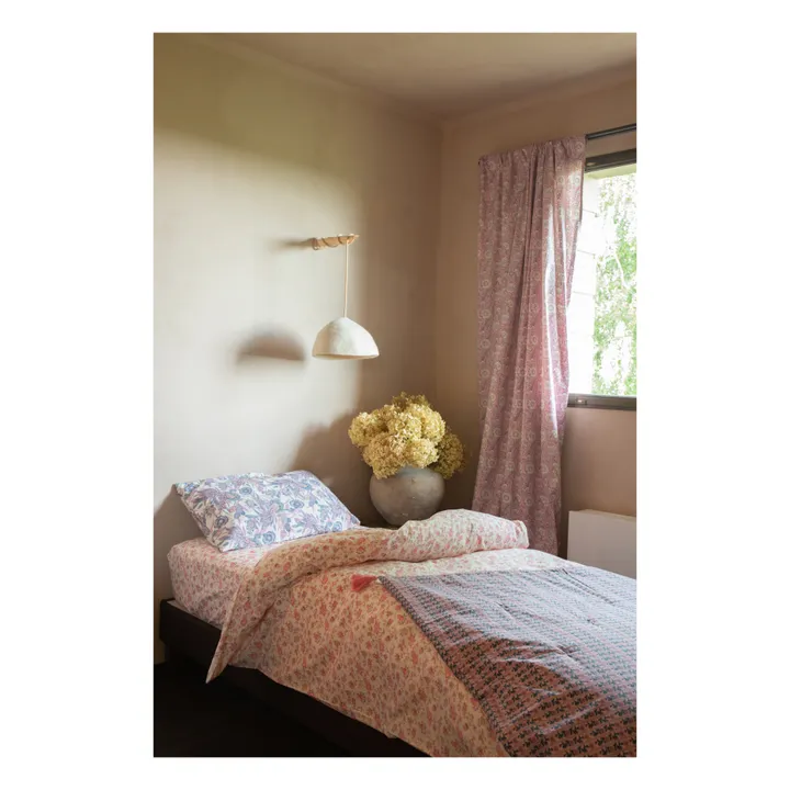 Taie d'oreiller Valerie en coton bio | Violet- Image produit n°8