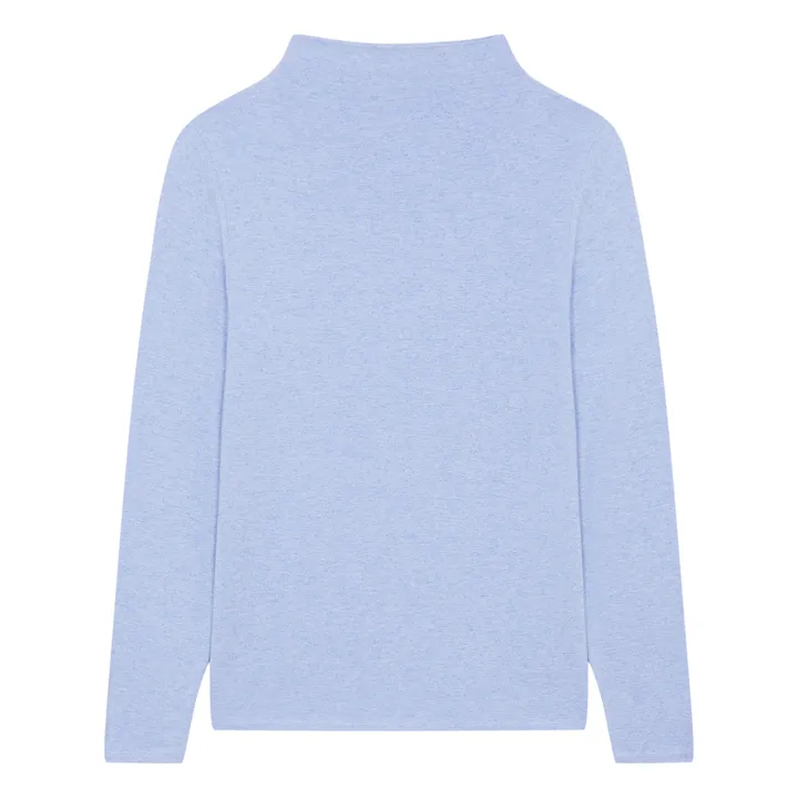 Sous-Pull Femme Manches Longues en Modal | Bleu ciel- Image produit n°0