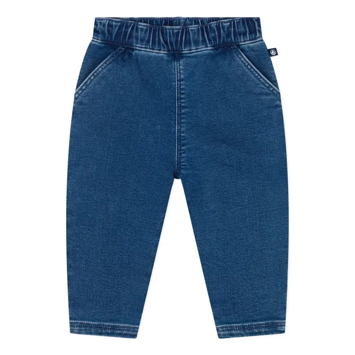 Sarouel Lap Molleton Denim | Bleu jean- Image produit n°0