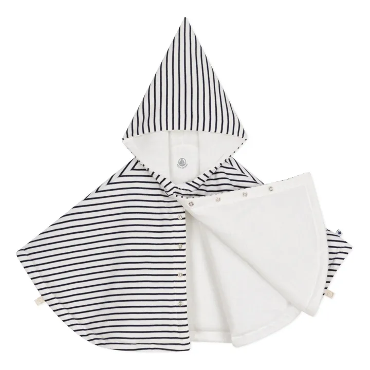 Cape Malisson Rayée | Bleu marine- Image produit n°1