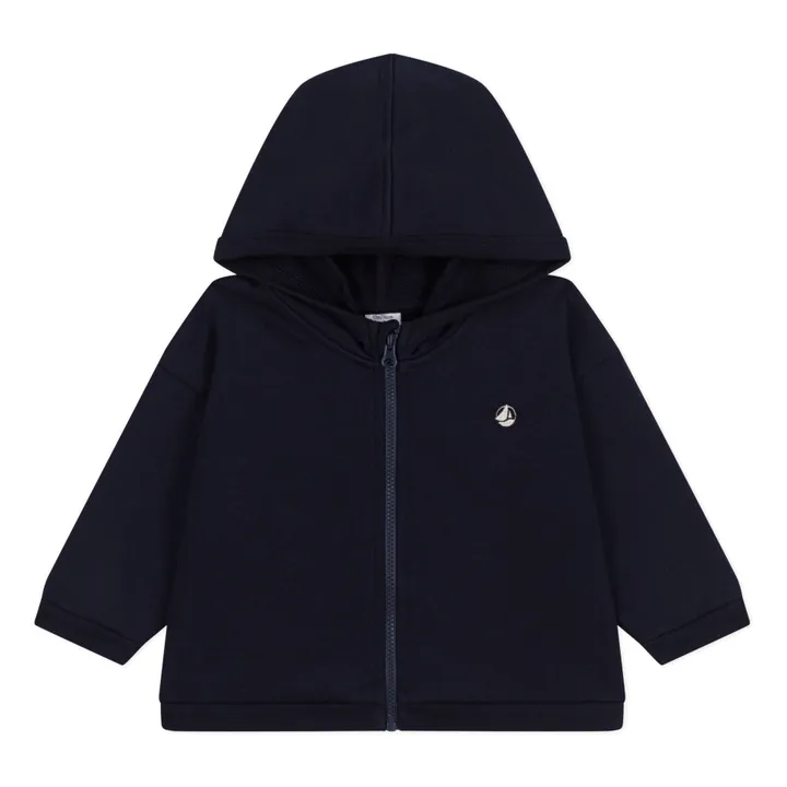 Sweat Capuche Mannelle | Bleu marine- Image produit n°0