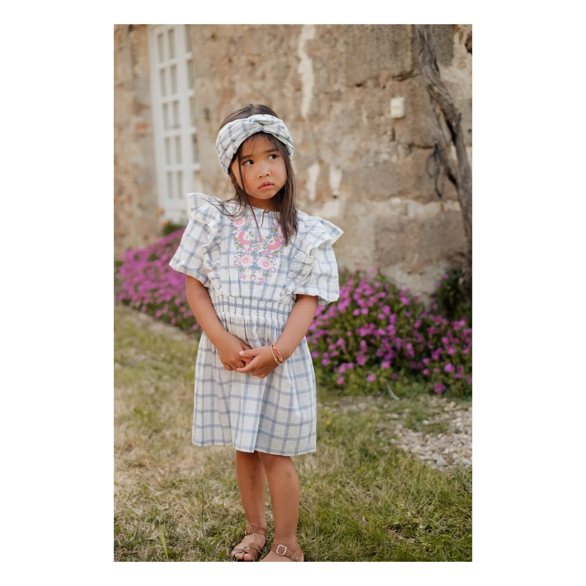 Bandeau Yuriria Carreaux | Bleu- Image produit n°1
