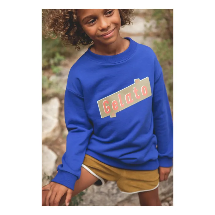 Sweat Poppy Gelato | Bleu roi- Image produit n°0