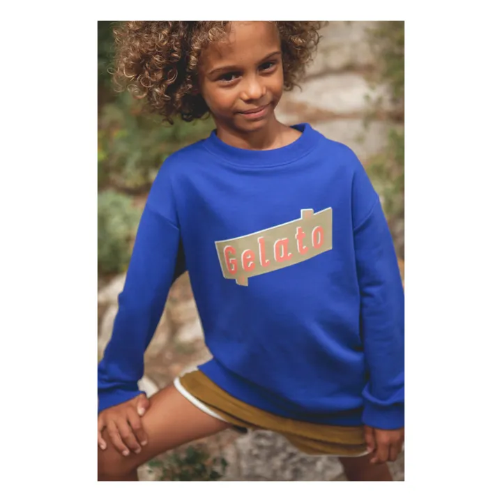Sweat Poppy Gelato | Bleu roi- Image produit n°1