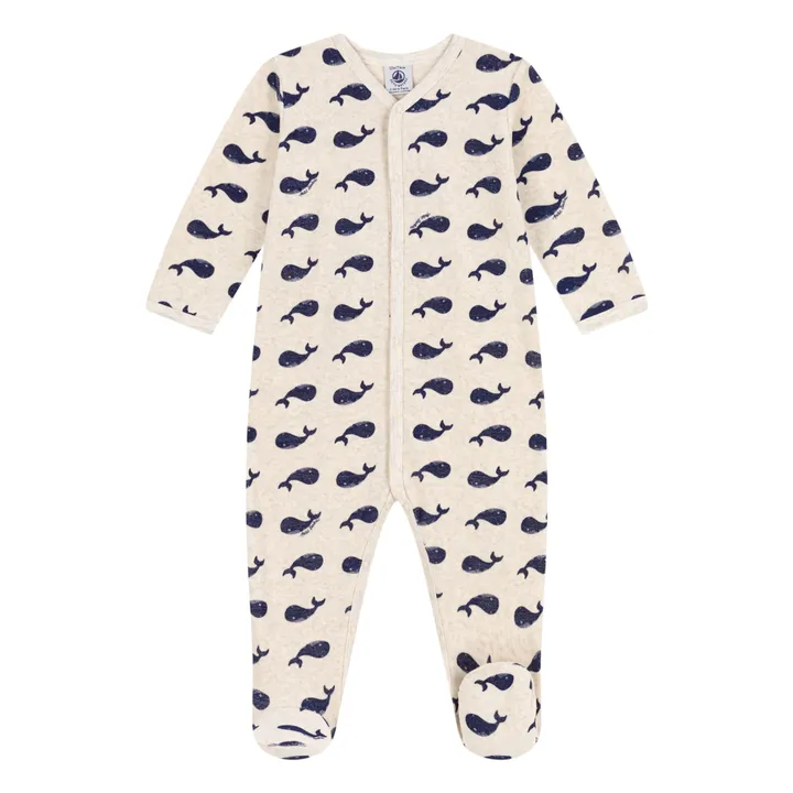 Pyjama Musha Velours | Grège- Image produit n°0