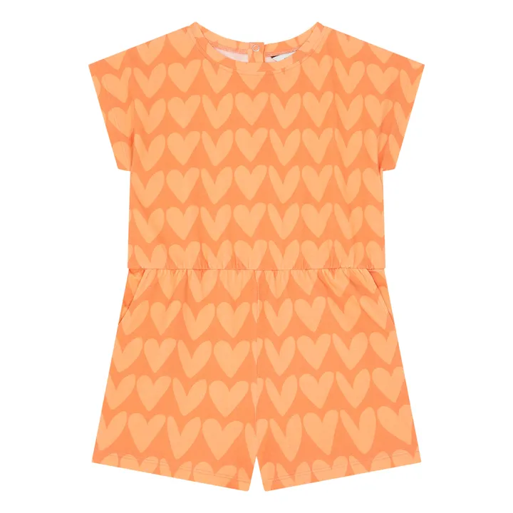 Combinaison Coton Bio | Orange- Image produit n°0