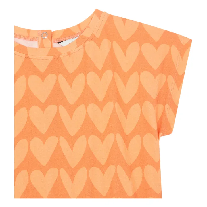 Combinaison Coton Bio | Orange- Image produit n°1