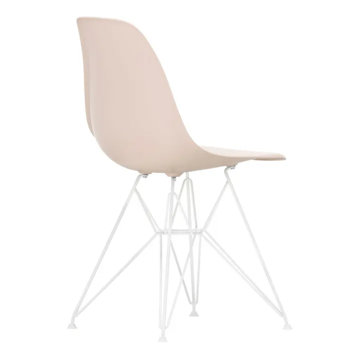 Chaise DSR Plastic - piètement blanc epoxy - Charles & Ray Eames | Rose tendre- Image produit n°4
