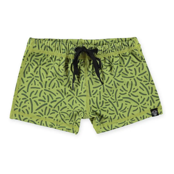 Shorts de baño con protección UV Endless Palms | Verde Oscuro- Imagen del producto n°0