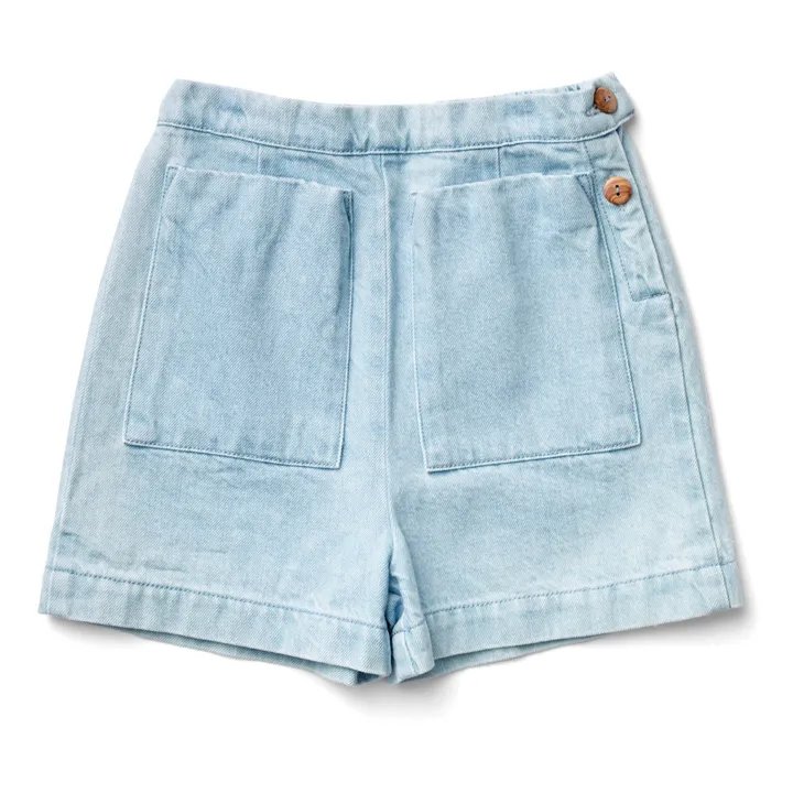 Short Odile | Denim clair- Image produit n°0