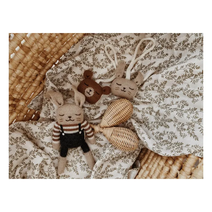 Rabbit Hanging Rattle | Beige- Product image n°5