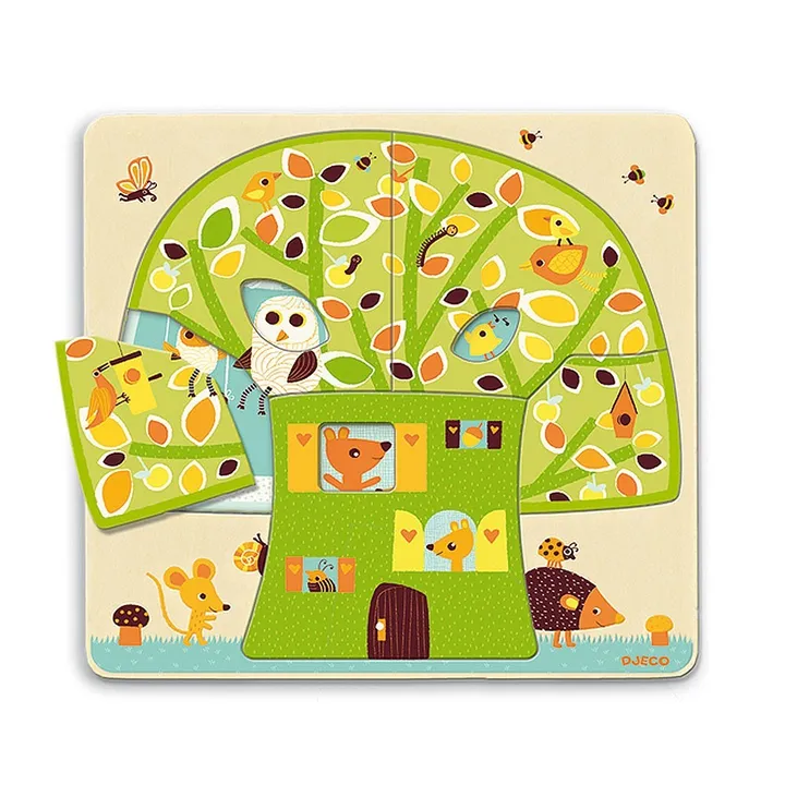 Puzzle 3 niveles - Cabaña en los árboles- Imagen del producto n°0