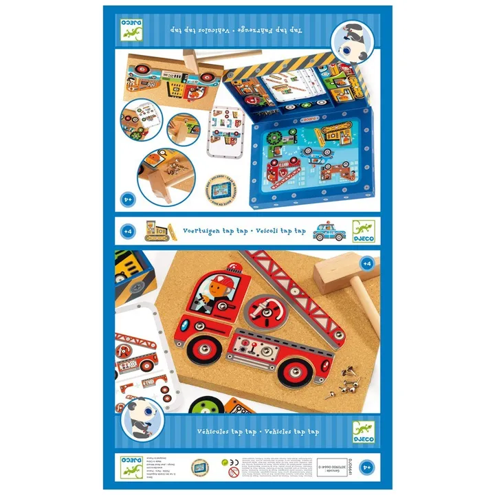 Jeu de dextérité Tap tap véhicules- Image produit n°0