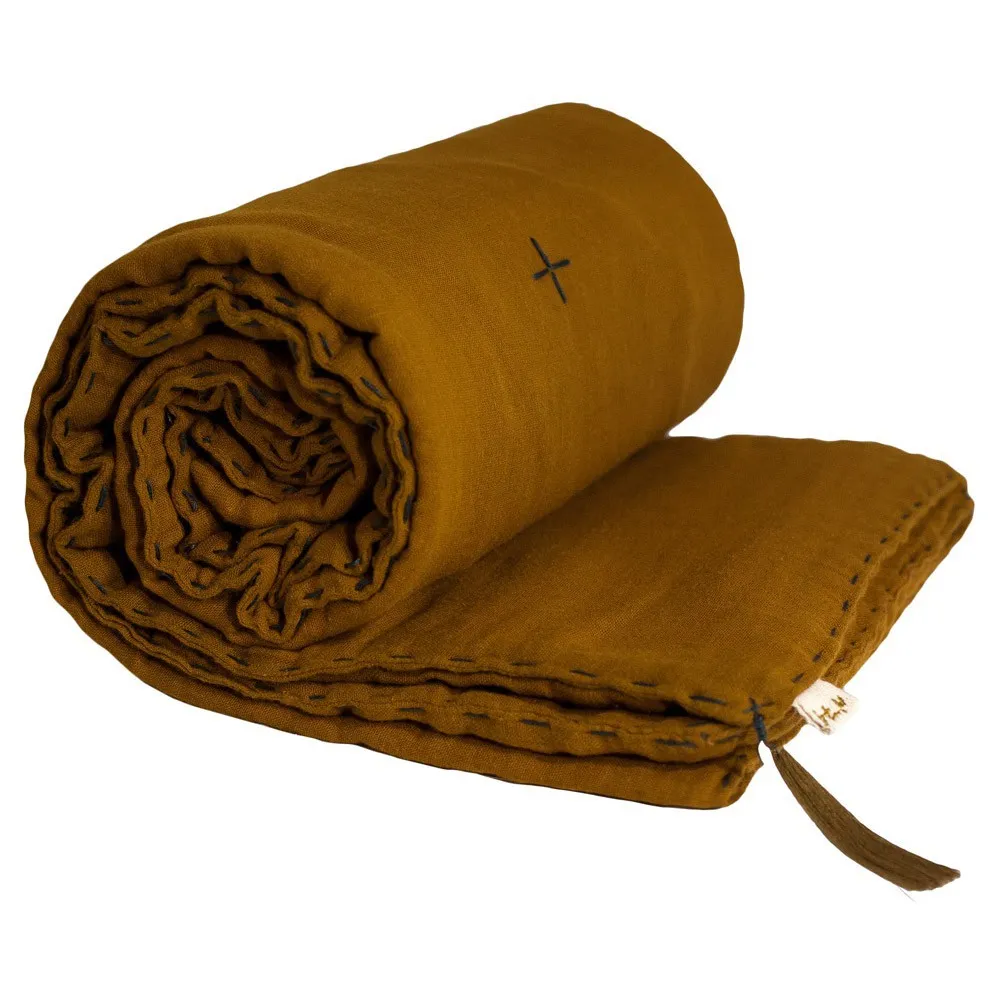Couverture ouatinée | Gold S024- Image produit n°0