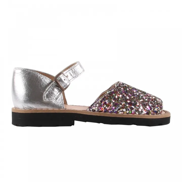 Glitter Frailera buckle sandals | Multicoloured- Product image n°0