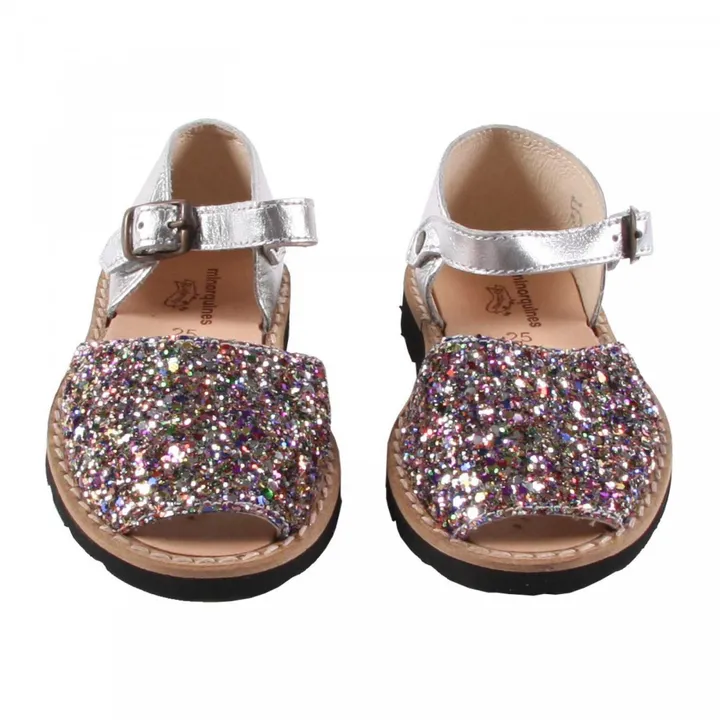 Glitter Frailera buckle sandals | Multicoloured- Product image n°2