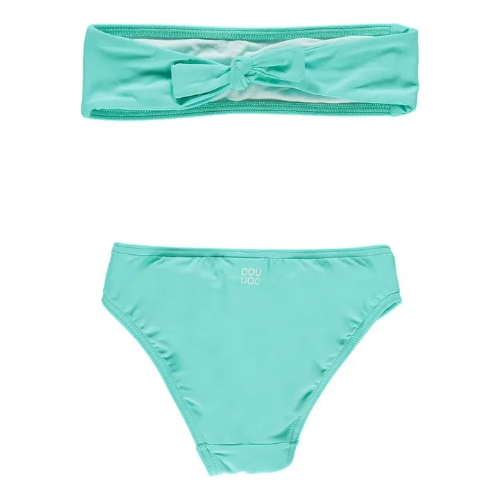 Bikini Bandeau Flor Cast | Verde agua- Imagen del producto n°1