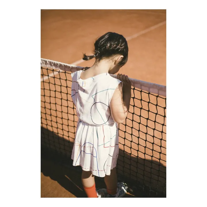 Vestido Tennis Rib Algodón Biológico | Crudo- Imagen del producto n°1