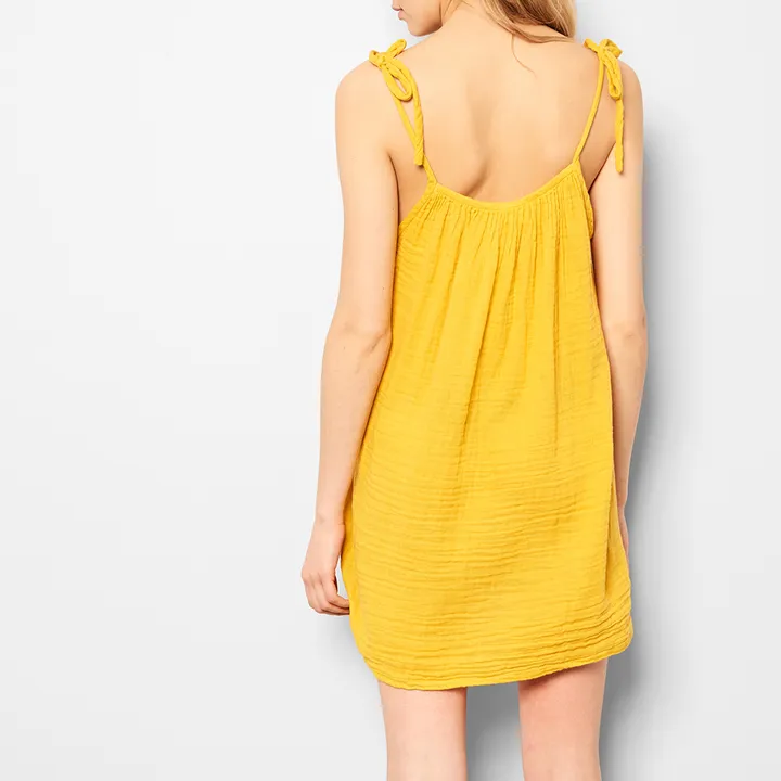 Mia Mini Dress - Women's Collection Yellow- Product image n°1
