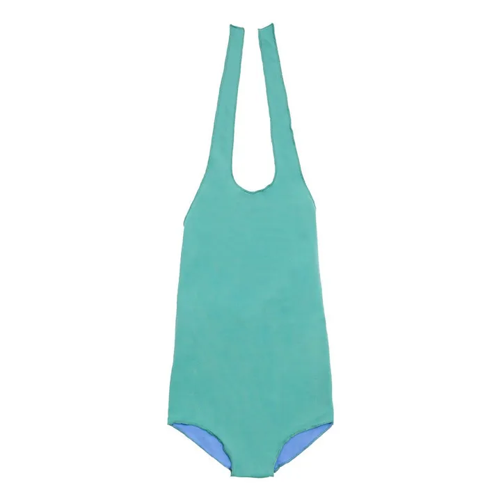 Zweiseitiger Badeanzug Colorful  | Blau- Produktbild Nr. 0
