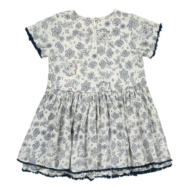 Japan Bandana Print Dress | Ecru- Product image n°2