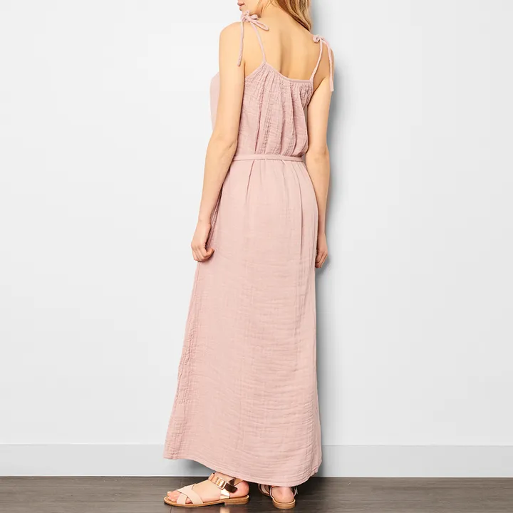 Langes Kleid Mia- Teenager-und Frauenkollektion | Dusty Pink S007- Produktbild Nr. 4