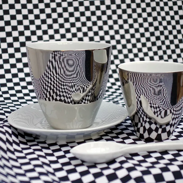Set of 2 Thirsty Cups | Silver- Product image n°2