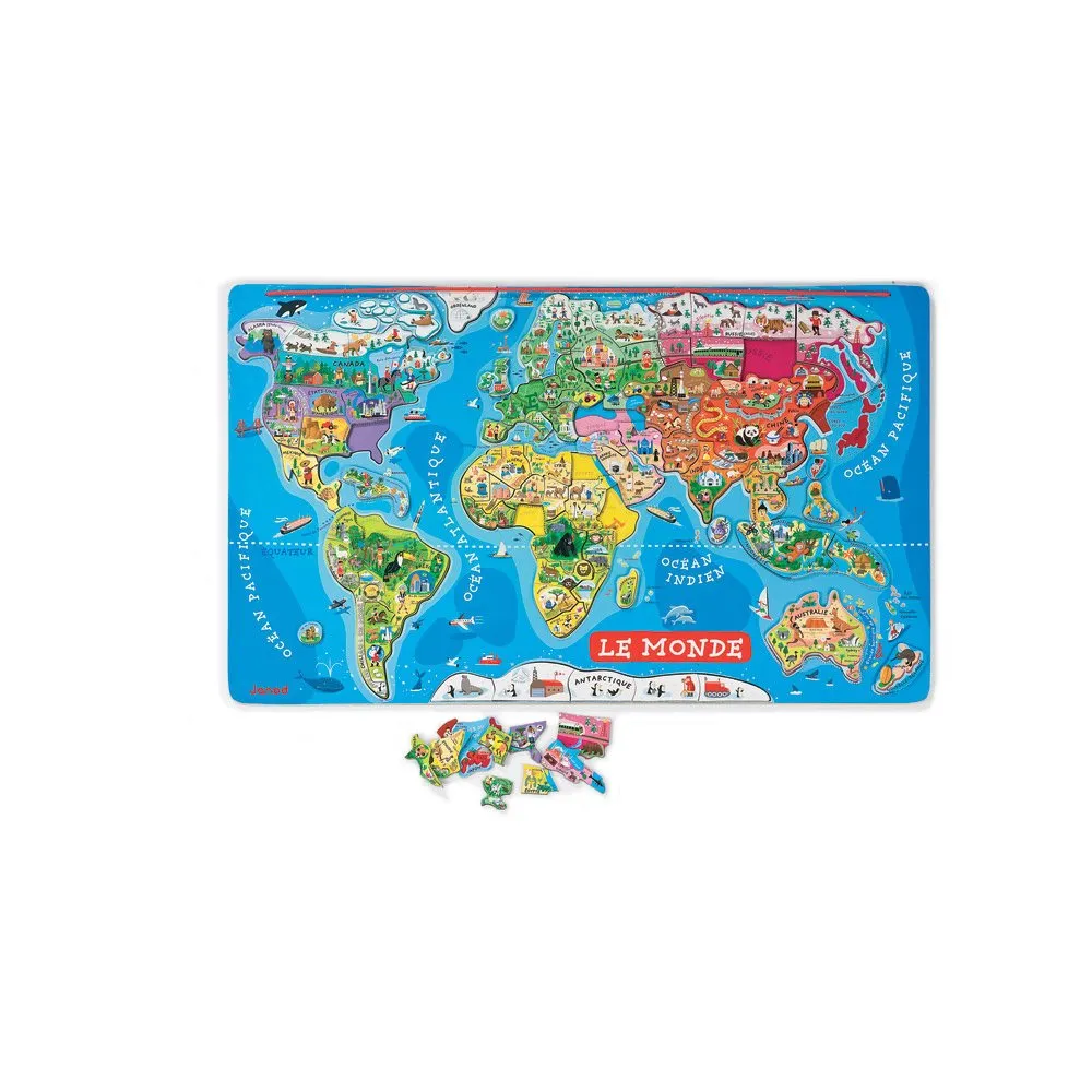 Puzzle magnétique - Monde- Image produit n°0