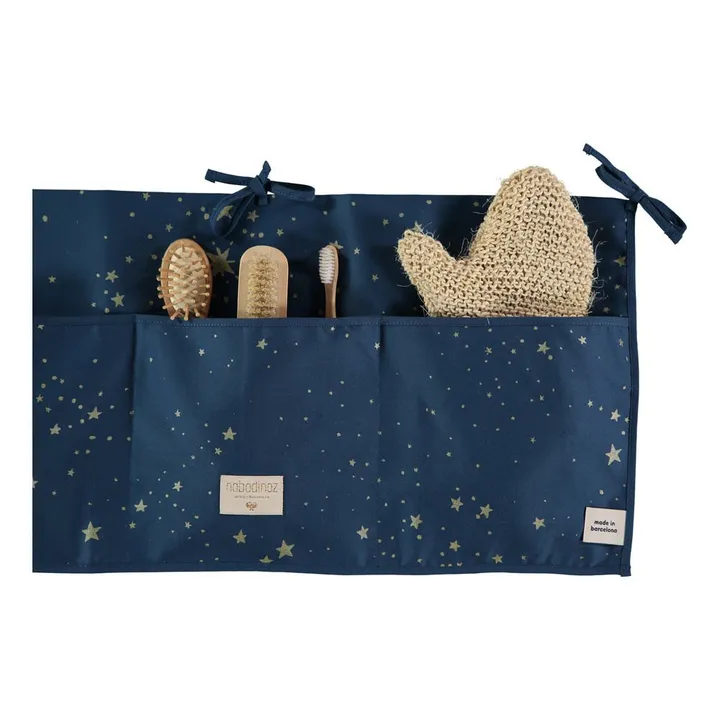 Bolsillos de almacenamiento Stella Merlin de algodón | Azul Noche- Imagen del producto n°2