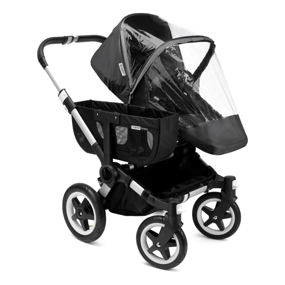 Protection pluie hautes performances pour poussette Buffalo, Donkey et Runner | Noir- Image produit n°1