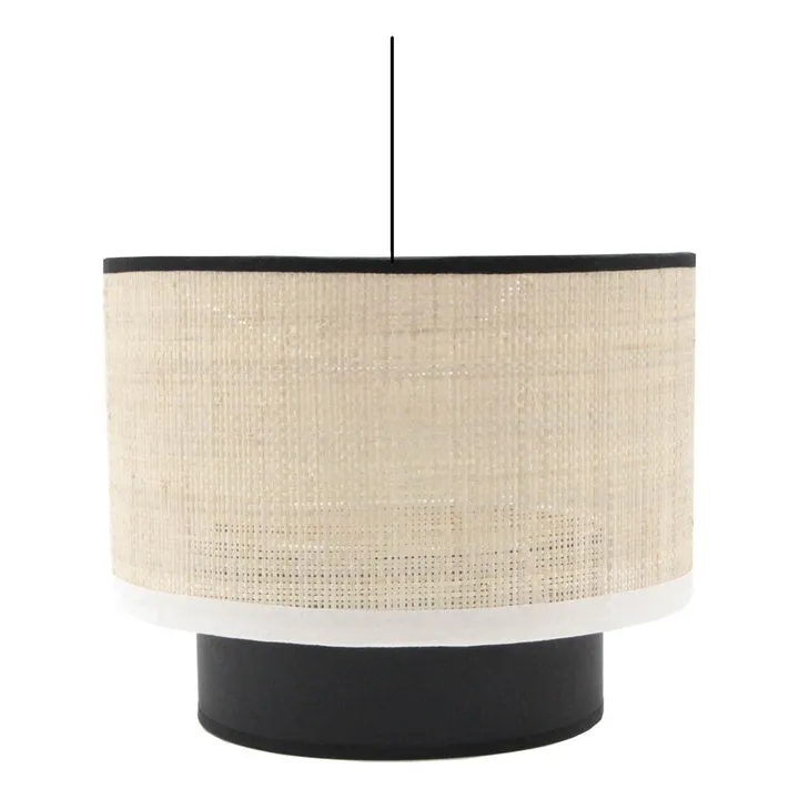 Suspension Eclipse en rabane | Blanc- Image produit n°0