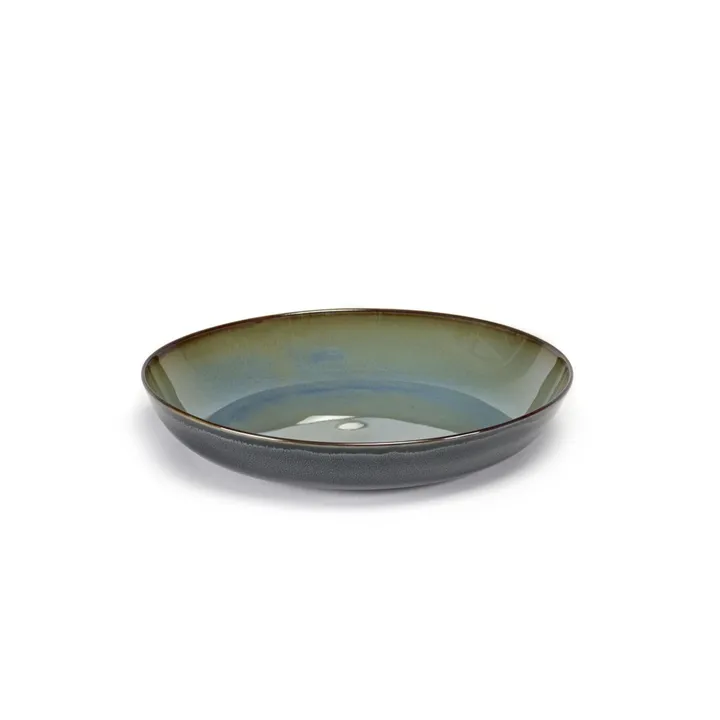 Assiette creuse D23,5 cm Terre de rêves | Bleu- Image produit n°1