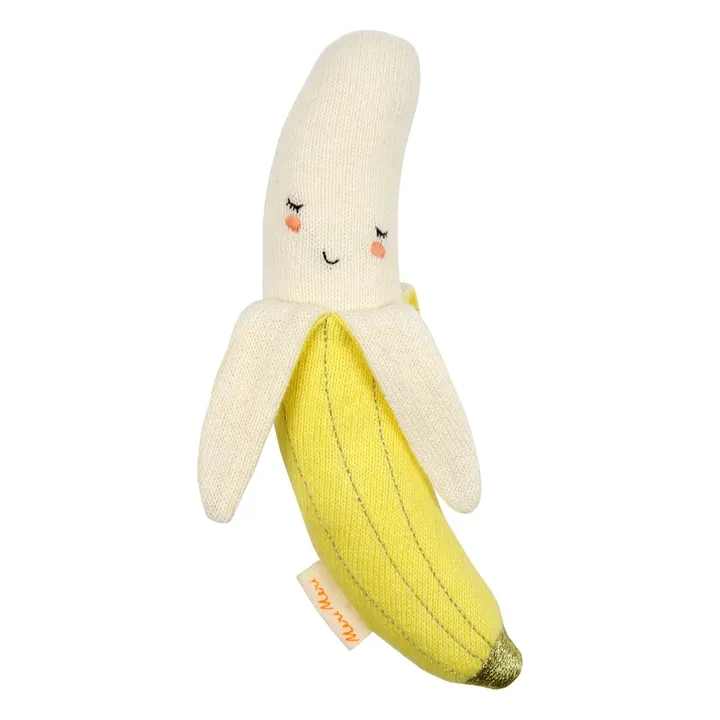 Hochet Banane en coton bio- Image produit n°0