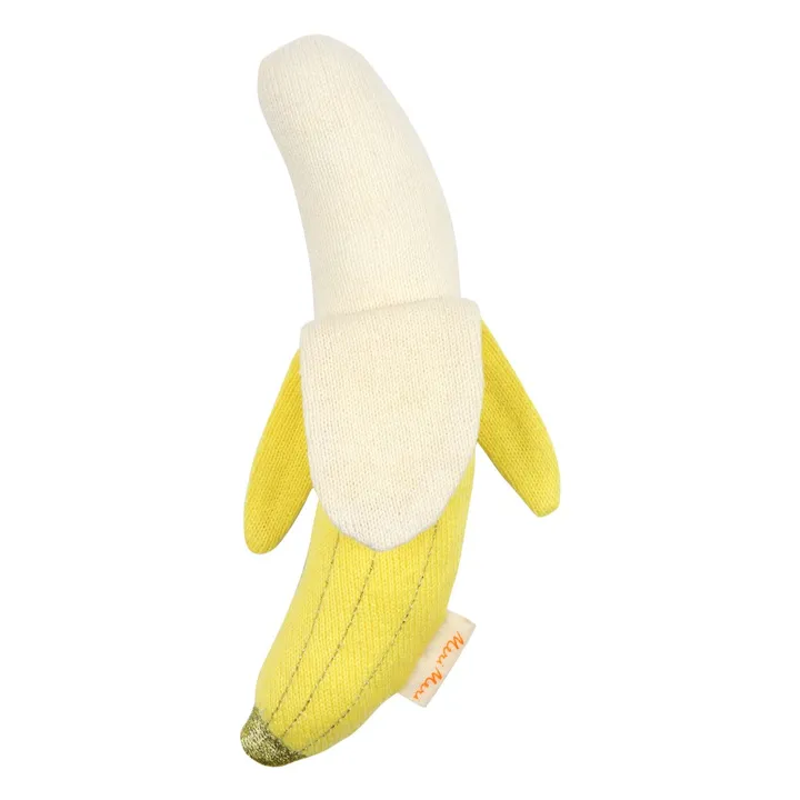 Hochet Banane en coton bio- Image produit n°2