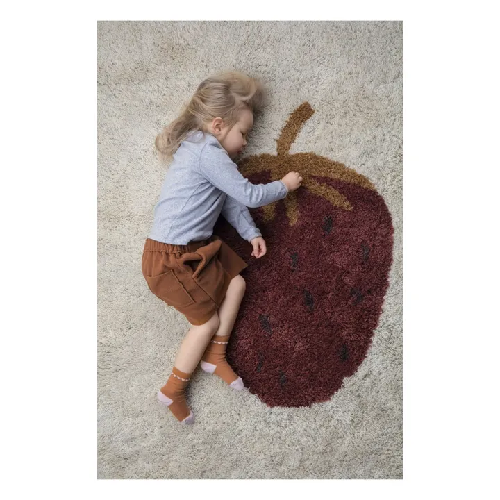 Alfombra de lana Fruiticana Fresa- Imagen del producto n°1