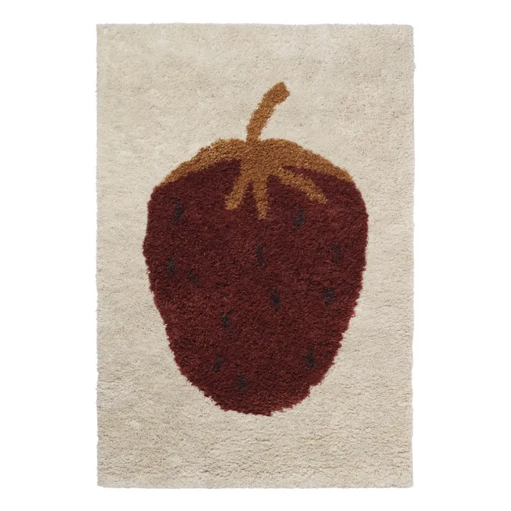 Alfombra de lana Fruiticana Fresa- Imagen del producto n°0