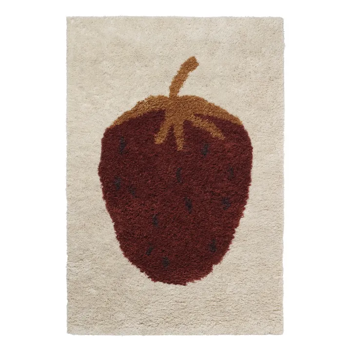 Alfombra de lana Fruiticana Fresa- Imagen del producto n°2