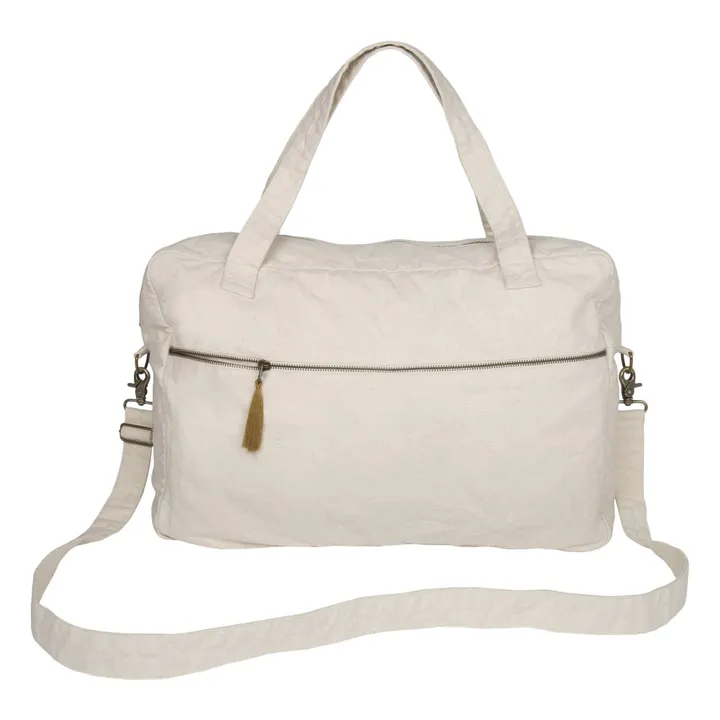 Organic Cotton Weekend Bag | Natural S000- Product image n°2