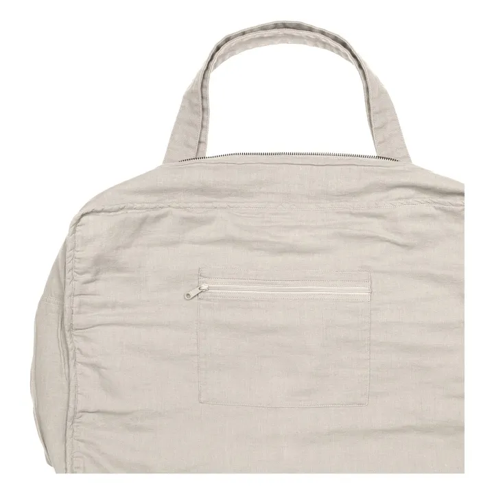 Organic Cotton Weekend Bag | Natural S000- Product image n°3