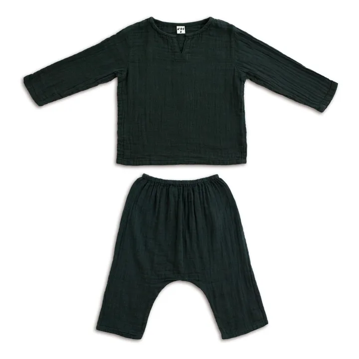 Camisa   Pantalón Zac | Negro- Imagen del producto n°0