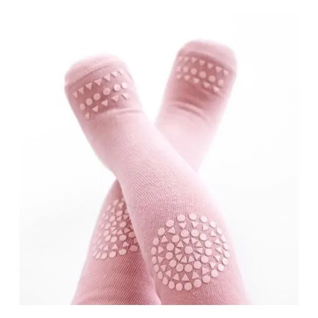 Collants Antidérapants Genoux et Pieds | Rose- Image produit n°6