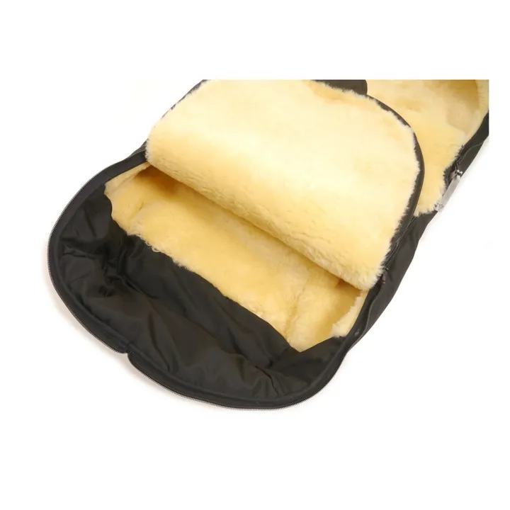 Premium Sheepskin Footmuff | Black- Product image n°5